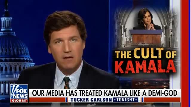 Tucker mocks woke media, Kamala Harris after protesters in Guatemala told her to go home