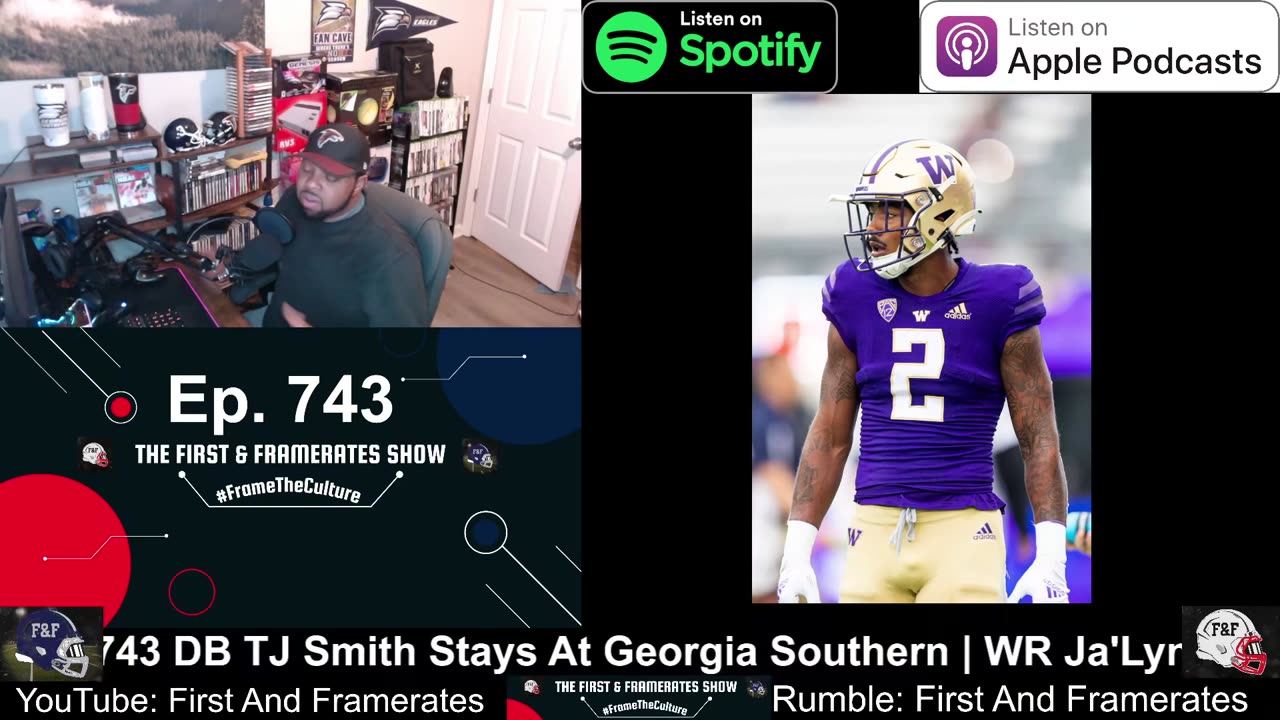 Ep. 743 DB TJ Smith Stays At Georgia Southern | WR Ja'Lynn Polk To Falcons?