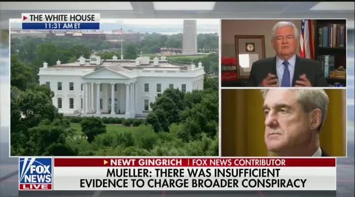 Newt Gingrich speaks on Mueller statement