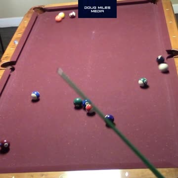 BANK SHOT TO KICK IN THE 8 BALL!