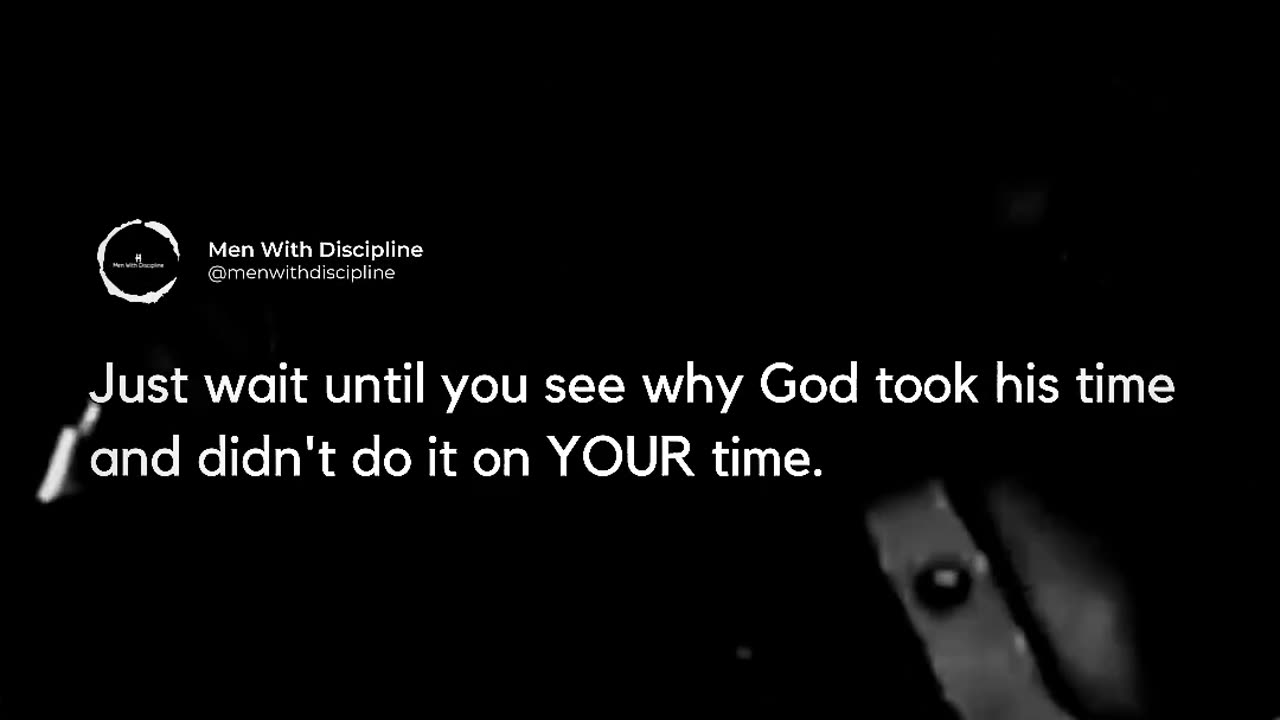 His timing is Greater. Trust the Process 🤞🏻