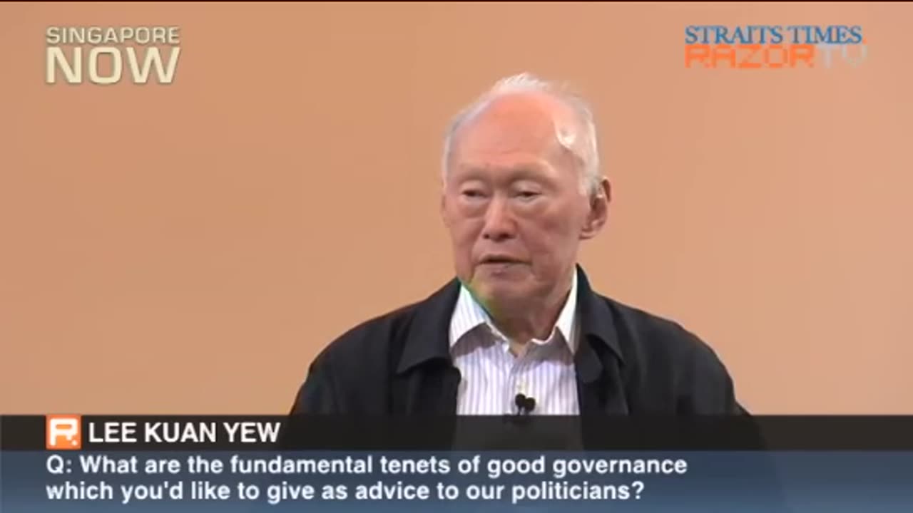 How will Lee Kuan Yew govern India?