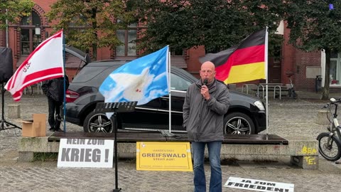 Greifswald - Jens mit der Eröffnung der Veranstaltung 09-09-2024