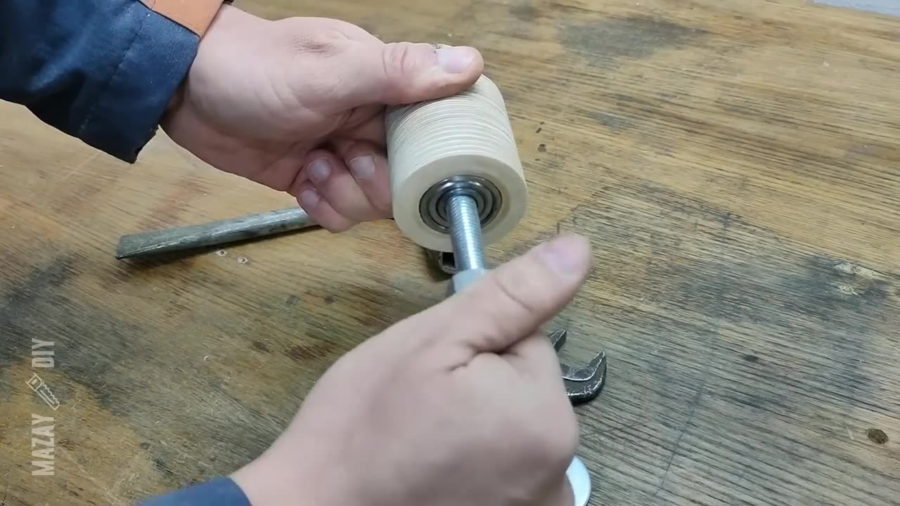 DIY Belt Grinder Wheels - Sander Wheels Without Lathe of 3