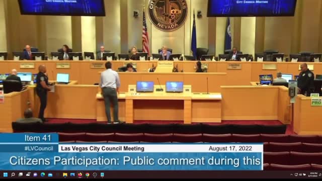 Alex Stein Trolls Las Vegas City Council August 17th 2022