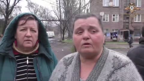 Ukraine - Residents of Mariupol tell how Ukrainian troops took civilians hostage.