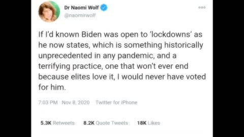 I had no idea JOE BIDEN is FOR LOCKDOWNS