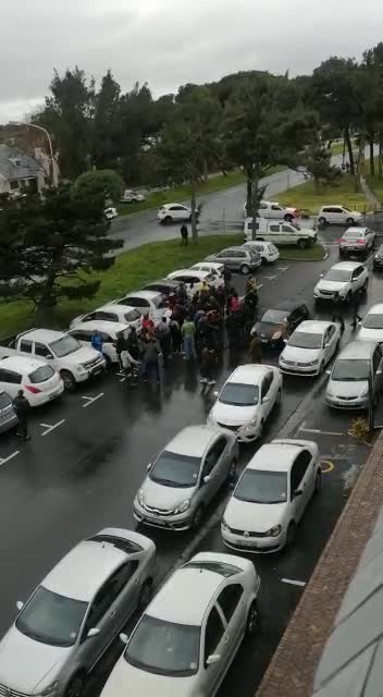 E-Hailing drivers protest