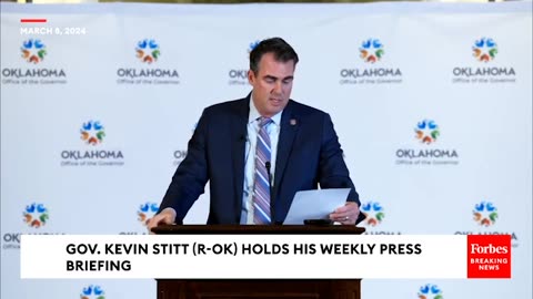 BREAKING NEWS- Kevin Stitt Hammers Biden Following State Of The Union After Human Trafficking Arrest