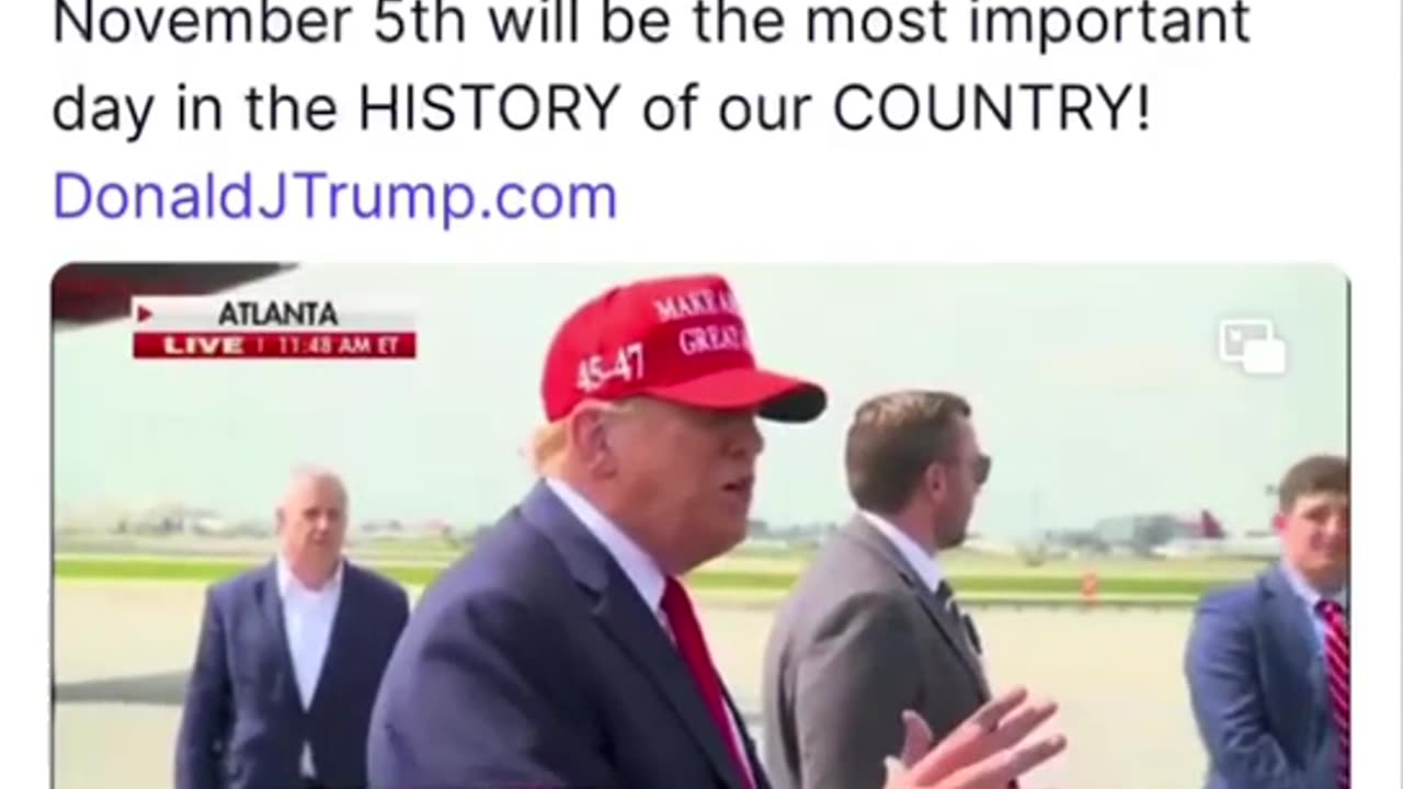 November 5th will be the most important day in the history of our country