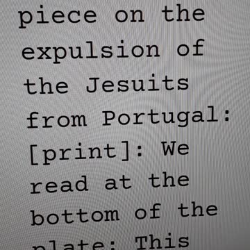 The Expulsion of the Jesuits from Portugal in 1759
