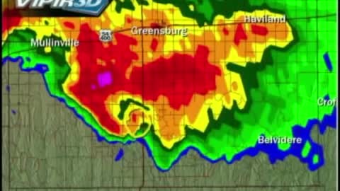 KAKE F5 Greensburg Tornado Live - May 4, 2007