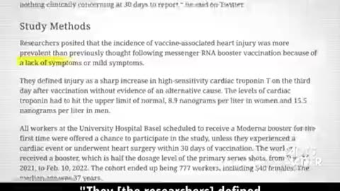 Heart Damage According to Review