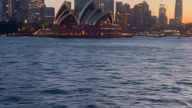 Sydney Opera House at sunset