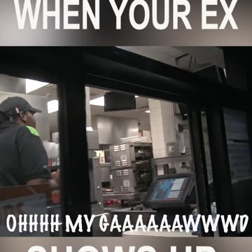 When your ex shows up to your job