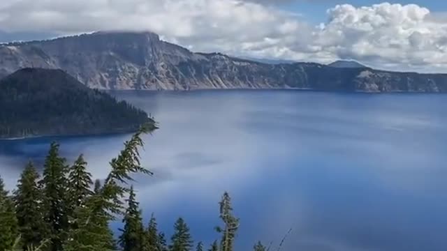 Crater Lake is the deepest lake in the country at 1,943 feet deep