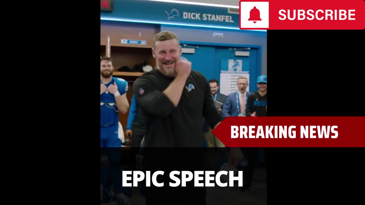 Dan Campbell Epic Speech After Packers Win