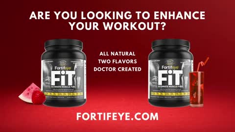 The Ultimate Muscle Fuel Fortifeye Fit, Pre workout and post workout fuel