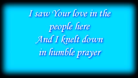 Hallelujah (my Christian lyric)