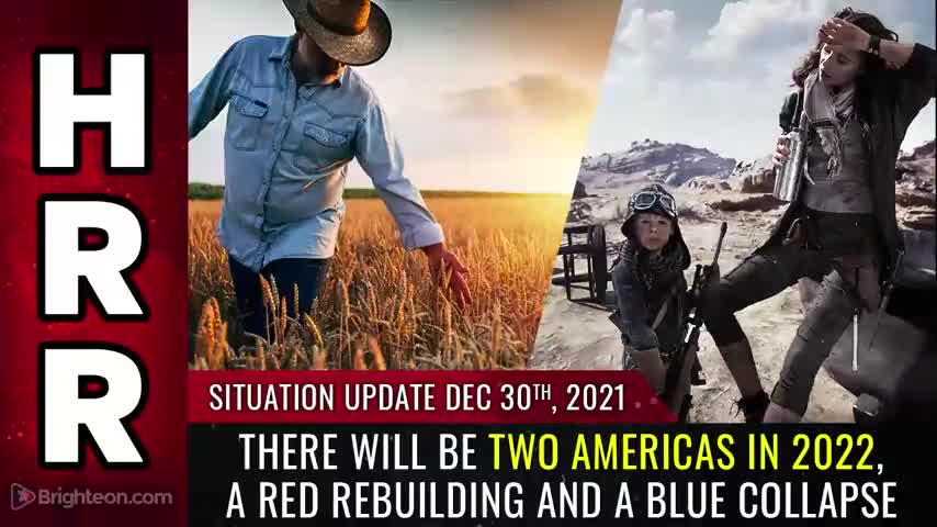 Situation Update, 12/30/21 - There will be TWO Americas in 2022