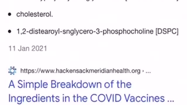 Simple google results of Vaccine 💉 ingredients takes 2 minutes has anyone you know that is Jabbed even looked into what they are putting in there body?