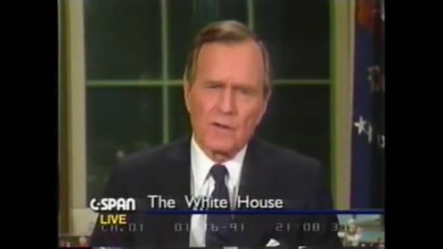 Bush 41 ushers in the NWO