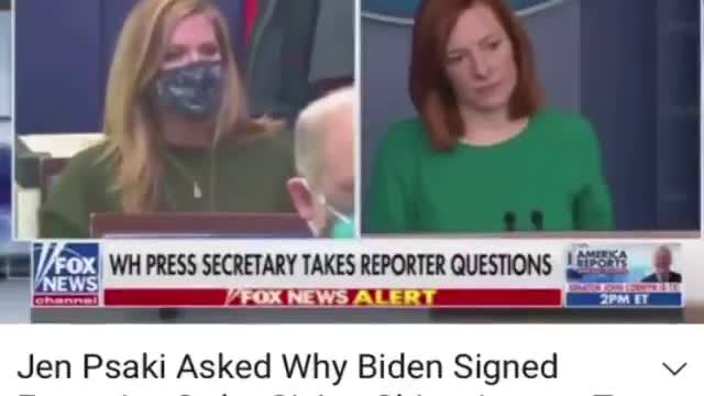 Press Secretary Jen Psaki Asked Why Biden Signed EO Giving China Access To US Power Grid