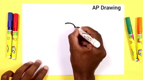 How to Draw a Parrot step by step - easy Drawing_p1