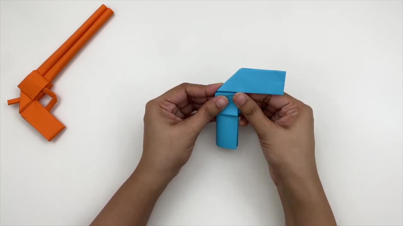 Easy Paper GUN Toy For Kids