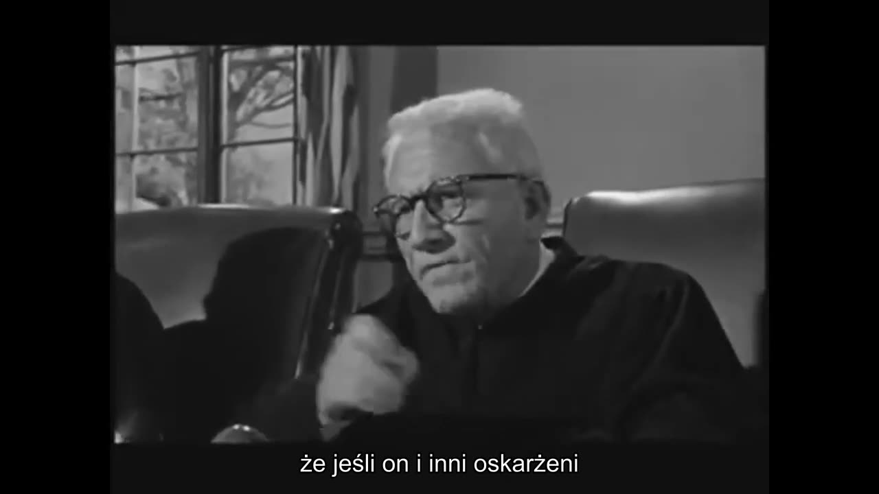 Fragment filmu pt. Wyrok w Norymberdze (1961)