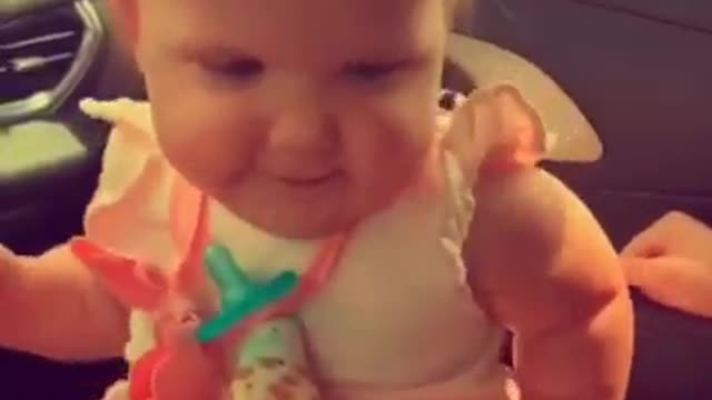 Dancing baby girl