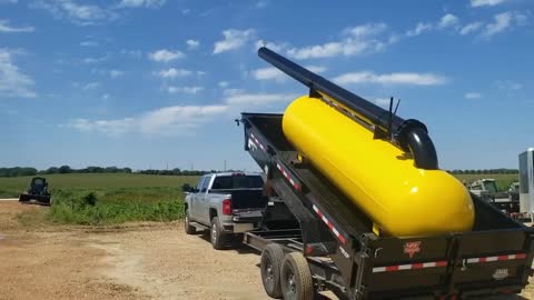 Giant Air Powered Pumpkin Launcher