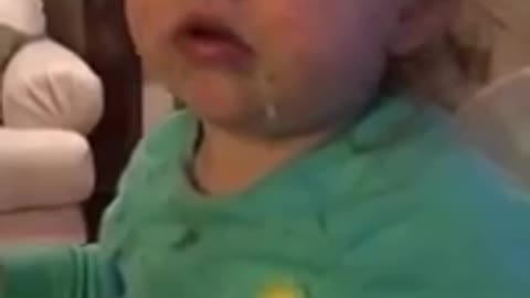 Little Girl Regrets Trying Wasabi