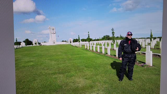 The memorial sight at Villers Bretonneux