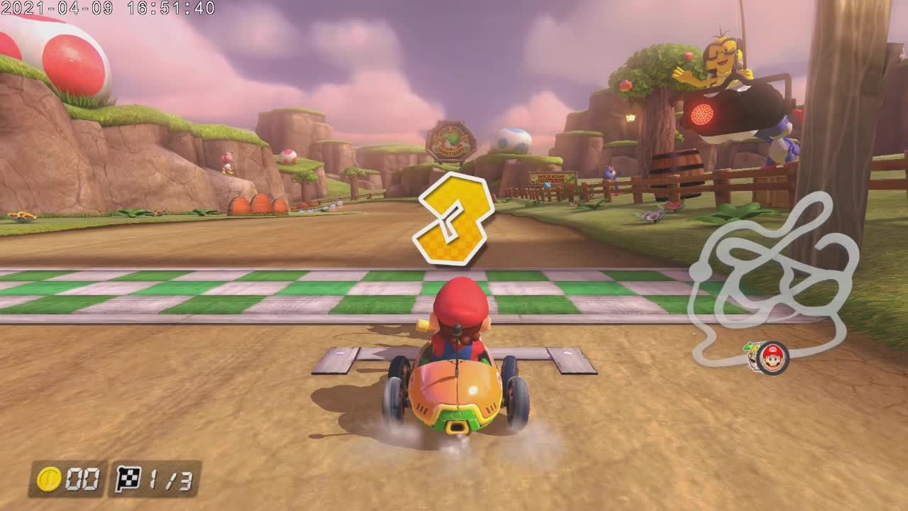 Mario Kart 8 Deluxe Switch Mario Part 40 Yoshi Valley