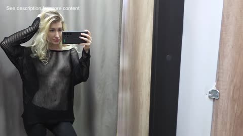 [4K] Transparent White Top Try on Haul Get ready with MsBella cwp0p