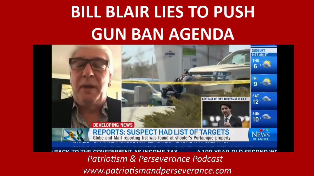 Bill Blair LIes - Hosted by Evan Soloman