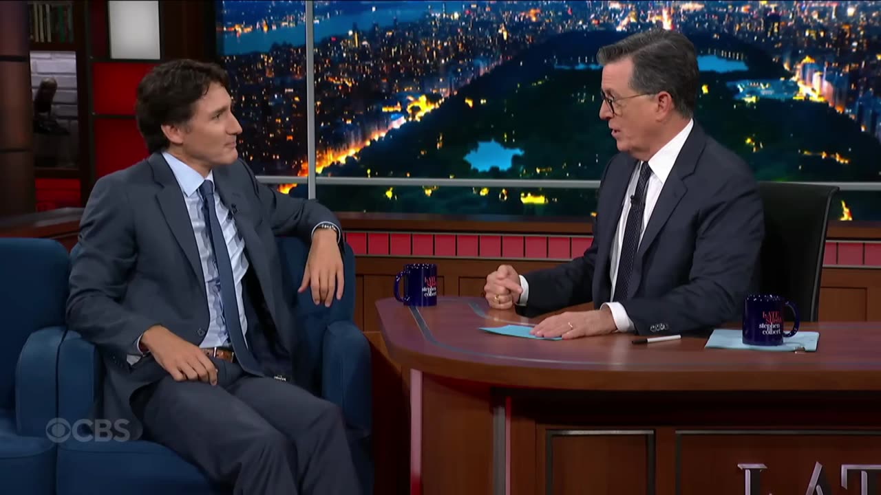 SEAMLESS FULL INTERVIEW - Justin Trudeau & Stephen Colbert