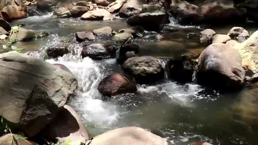 Meditation-water flowing