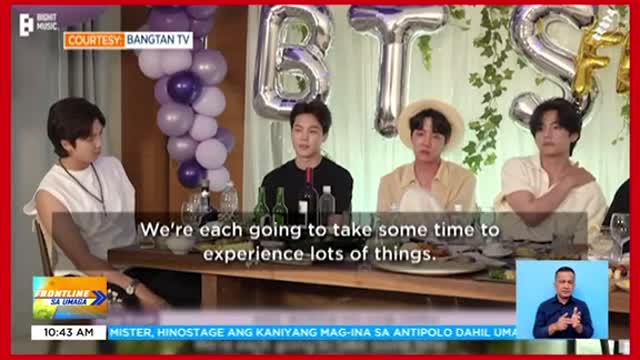 BTS, hindi muna magtatanghal bilang grupo; tututukan ang solo。career