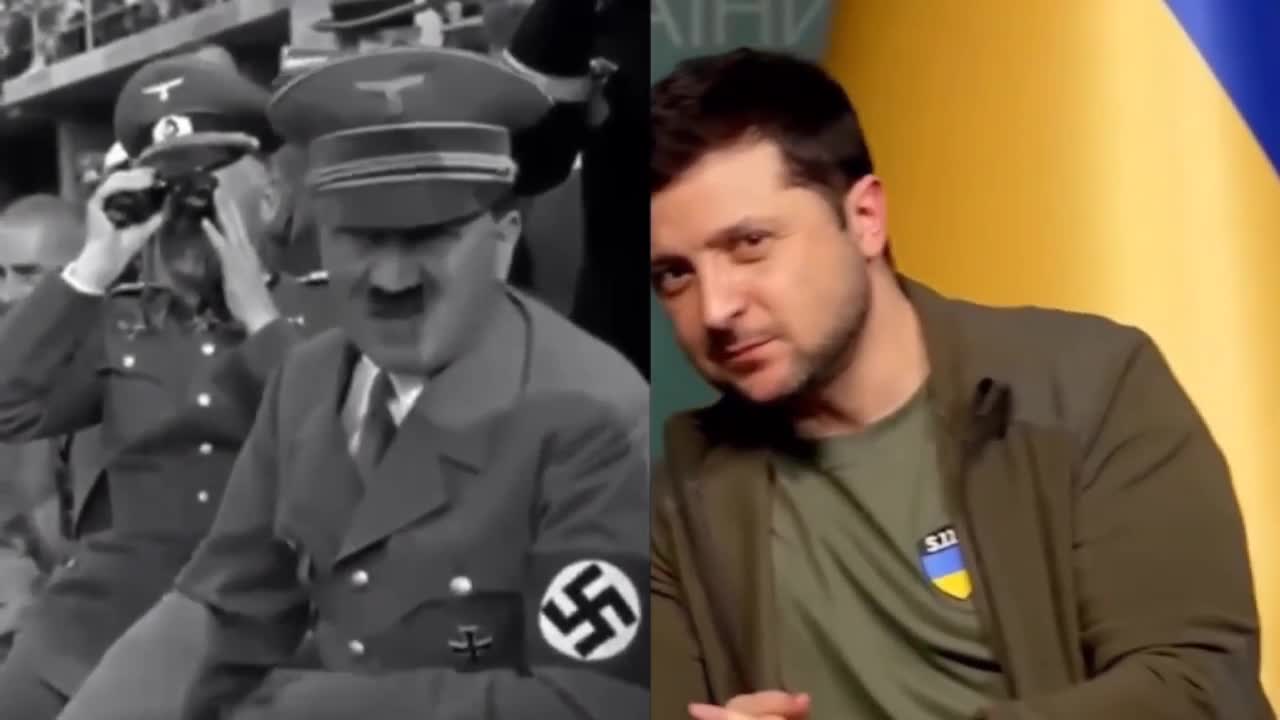 Zelenskyj - Hitler - Oba narkomani