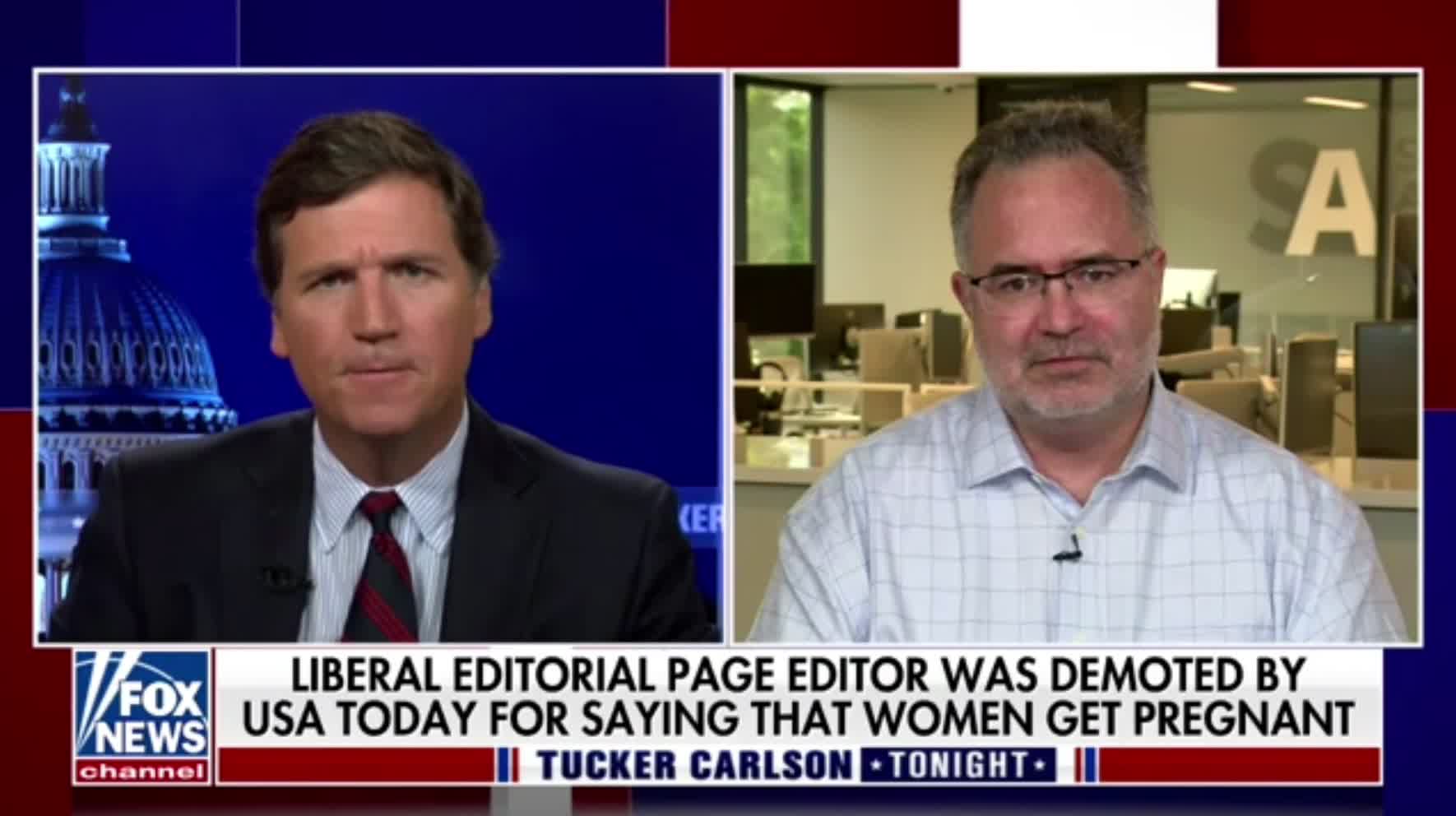 Former USA Today editor David Mastio tells Tucker Carlson about getting demoted for a tweet