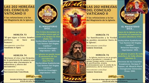 EL ANTICRISTO FUE PRESENTADO OFICIALMENTE EN EL ESPÍRITU DEL CONCILIÁBULO VATICANO II 😱✝🔥