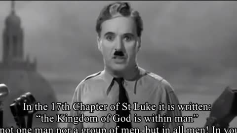 Charlie Chaplin Speech The Dictator