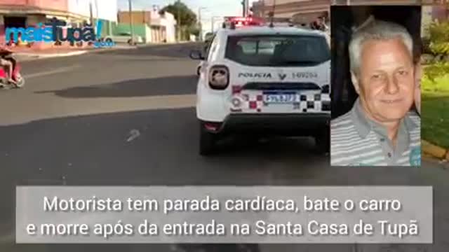 Motorista tem parada cardíaca em Tupã-SP