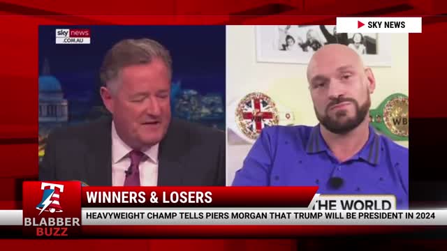 Heavyweight Champ Tells Ratings Loser Piers Morgan That Trump Will Be President In 2024