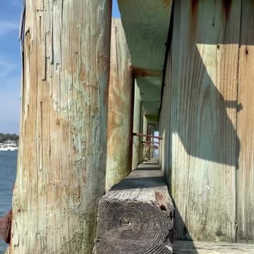 Water Reflecting Light Off a Bulkhead