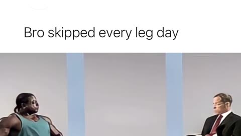 Have you ever missed leg day :)