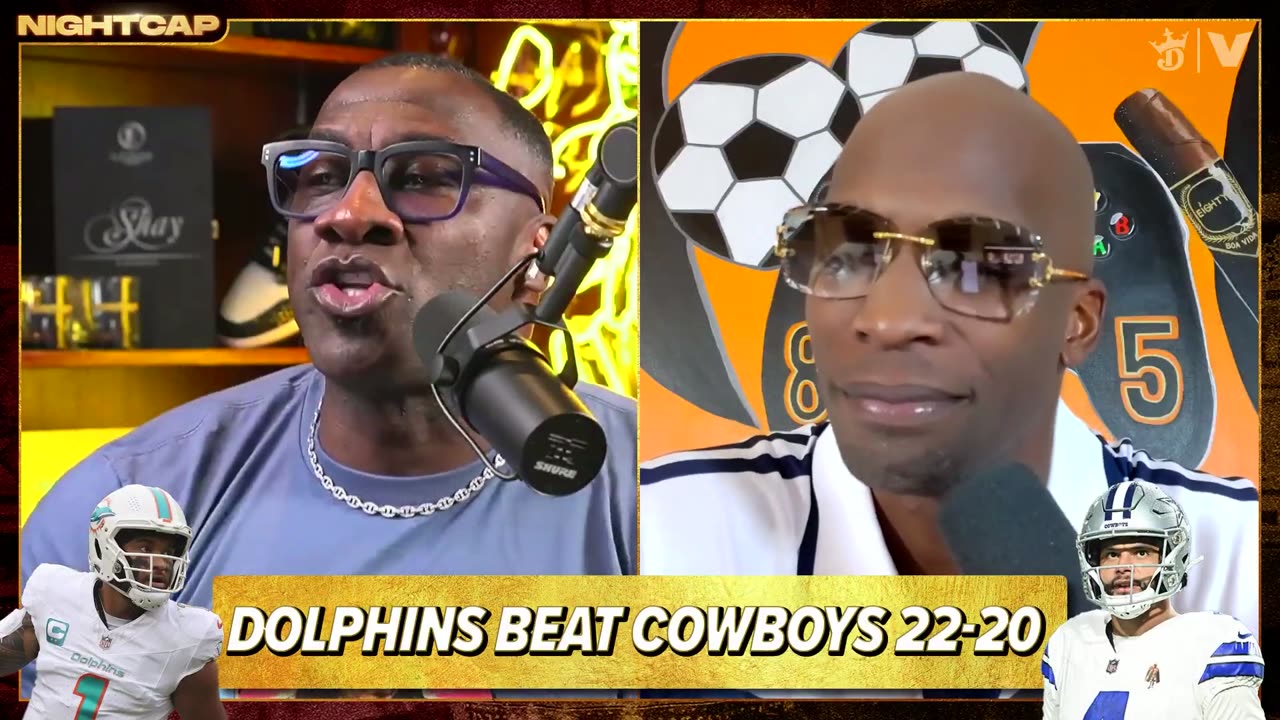 Shannon Sharpe & Chad Johnson react to Dallas Cowboys falling short vs. Miami Dolphins Nightcap