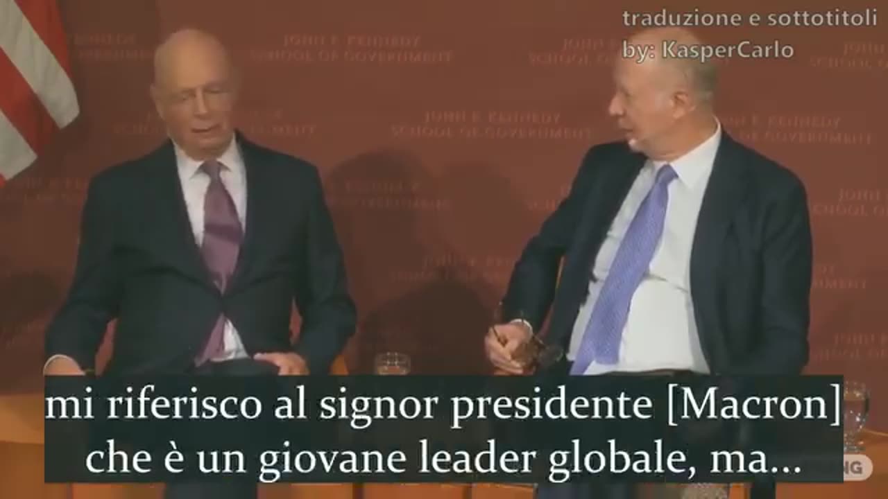 Lo zio KLAUS SCHWAB spiega il suo piano di prendere il controllo degli umani attraverso il suo vivaio di "figliocci" comprati e portati al comando delle nazioni [in descrizione gli elenchi in pdf originale]